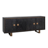Sideboard Hunter svart rustikk Richmond Interiors Skjenk