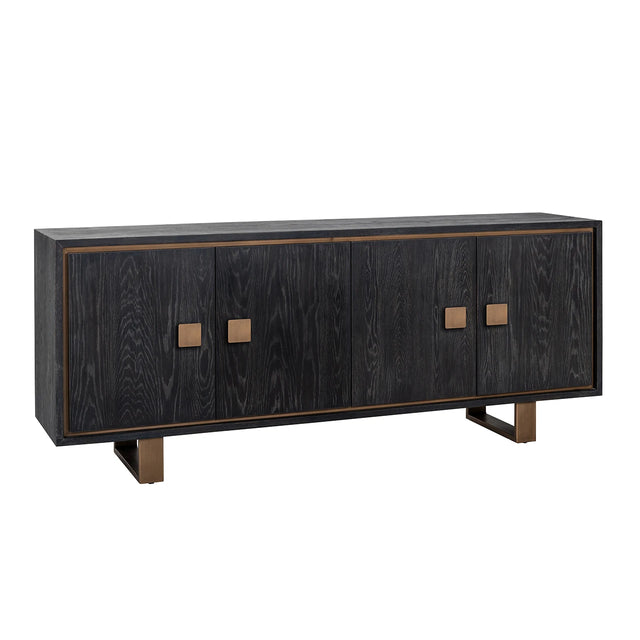 Sideboard Hunter svart rustikk Richmond Interiors Skjenk