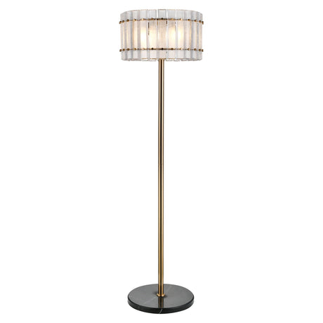 gulvlampe Feline messing antikk Richmond Interiors Gulvlampe