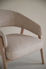 Barnaby lenestol beige/whitewash Rowico Lenestol