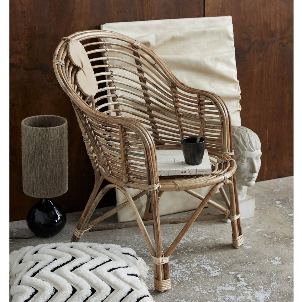 DISSA bordlampe - sort/naturlig Nordal STAND LAMP