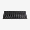Dørmatte av gummi - flet - 45x75 cm - sort Nordal DOORMATS