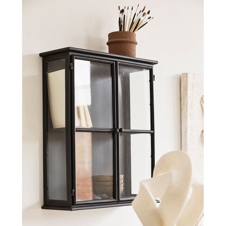 DOWNTOWN murskap av jern - 60x50 - sort Nordal WALL/ DISP