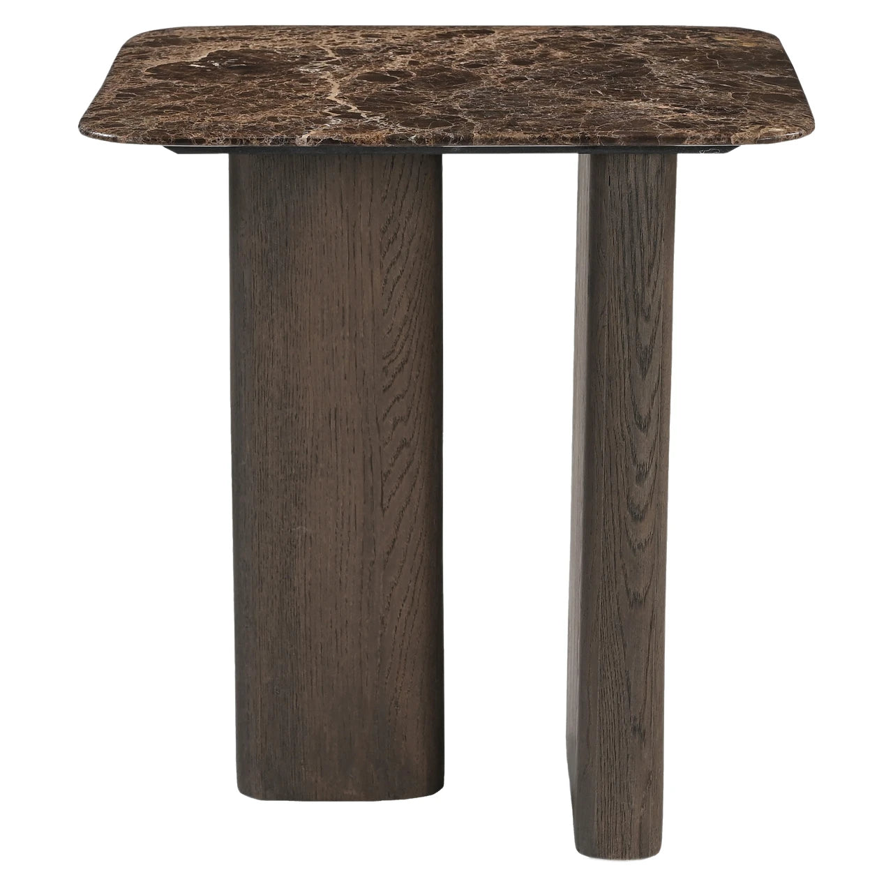 Endebord Castello røkt trekullmarmorplate Richmond Interiors Sidebord