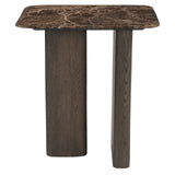 Endebord Castello røkt trekullmarmorplate Richmond Interiors Sidebord
