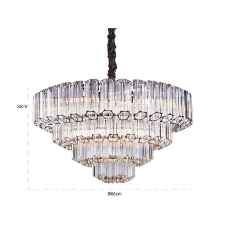 Kronelys Bece krom Richmond Interiors Taklampe