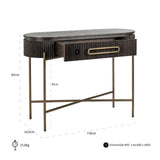 Console Luxor brown Richmond Interiors Konsollbord