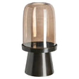 Hurricane light Meave valnøtt stor Richmond Interiors Lanterne og lysglass