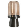 Hurricane light Meave valnøtt stor Richmond Interiors Lanterne og lysglass