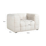 Lounge chair Merrol cream fusion brannhemmende Richmond Interiors Lenestol
