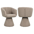 Spisestol Madeline mocca kraftig swivel Richmond Interiors Spisestol