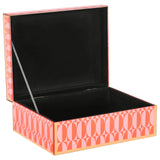 Oppbevaringsboks Abba rosa stor Richmond Interiors Oppbevaring