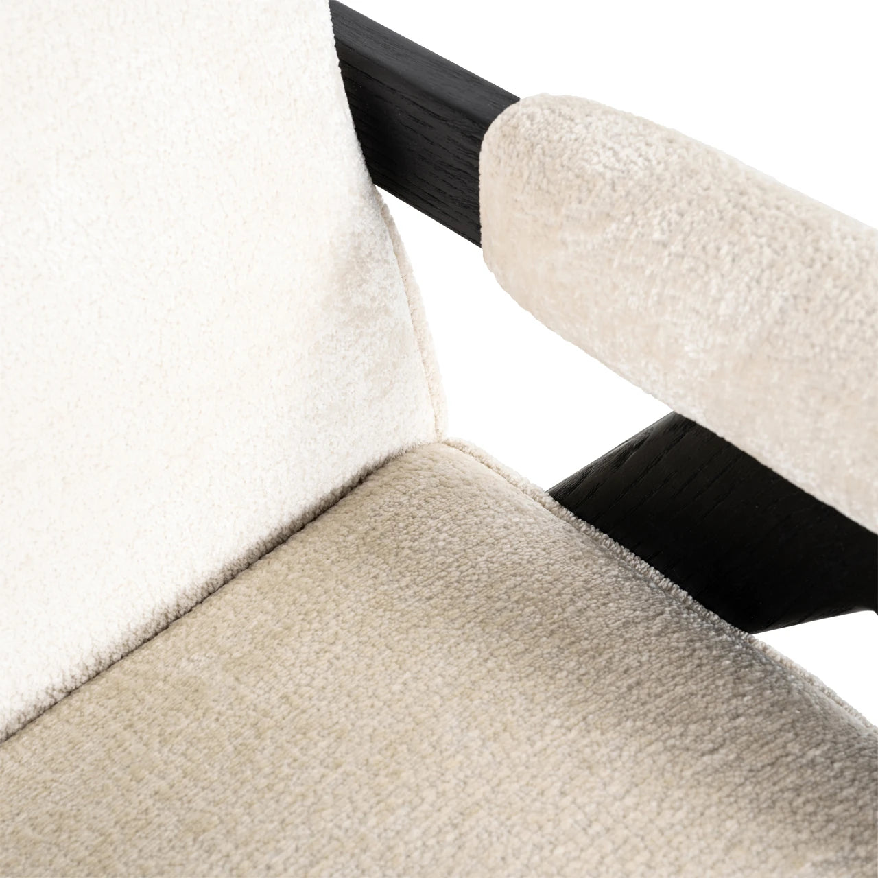 Lounge chair Cooper hvit chenille Richmond Interiors Lenestol