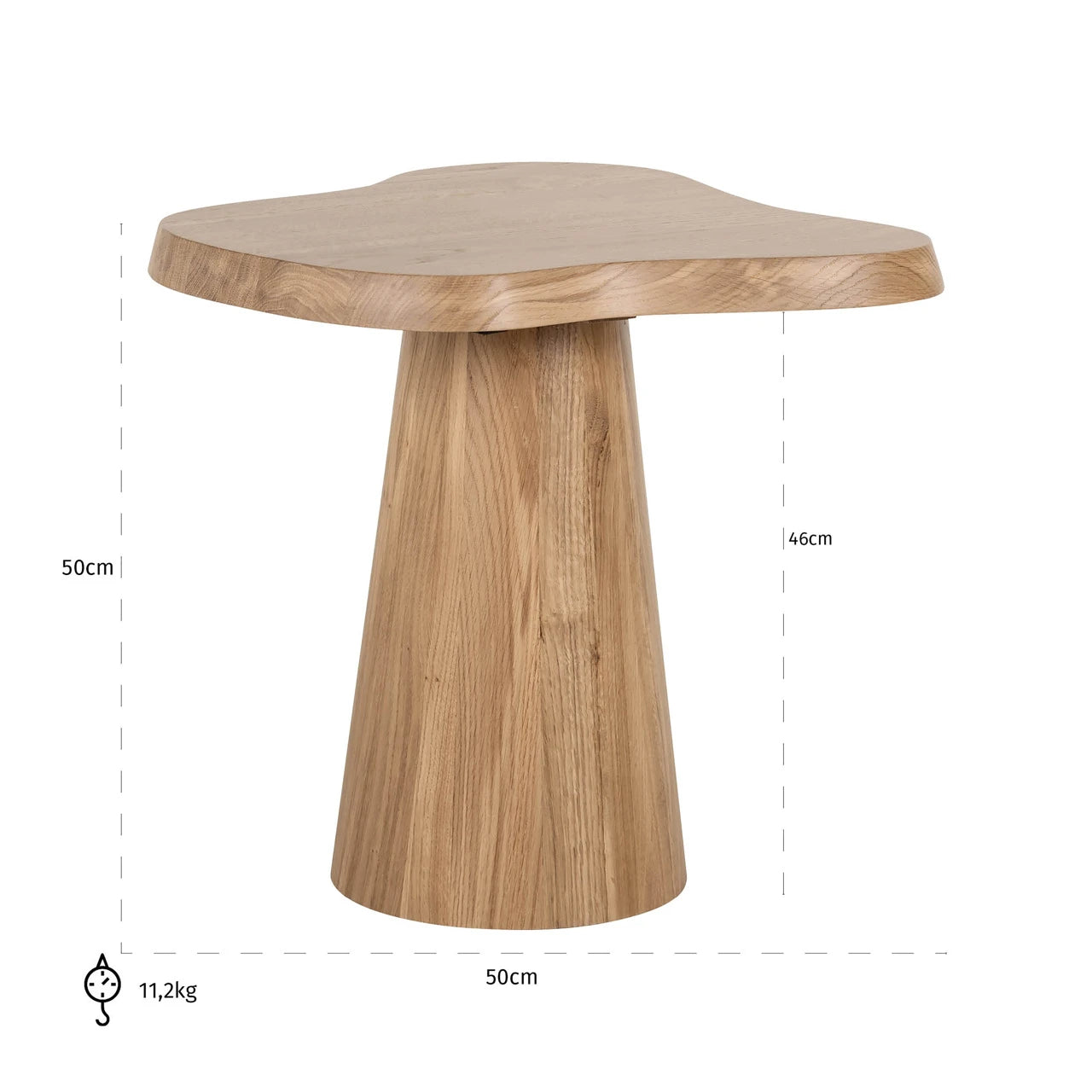 Endebord Riva natur eik Richmond Interiors Sidebord