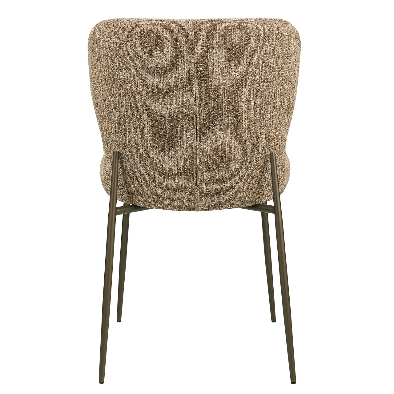 Spise stol Odarby brun tweed flammehemmende Sett med 2 Richmond Interiors Spisestol