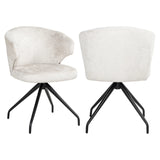 Spisestol Milly cream fusion swivel Richmond Interiors Spisestol