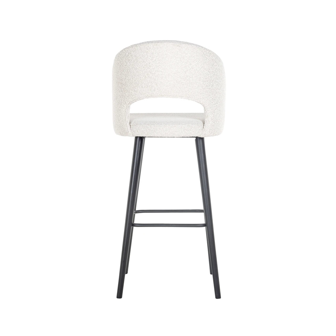 Barstol Savoy hvit bouclé Richmond Interiors Barstol