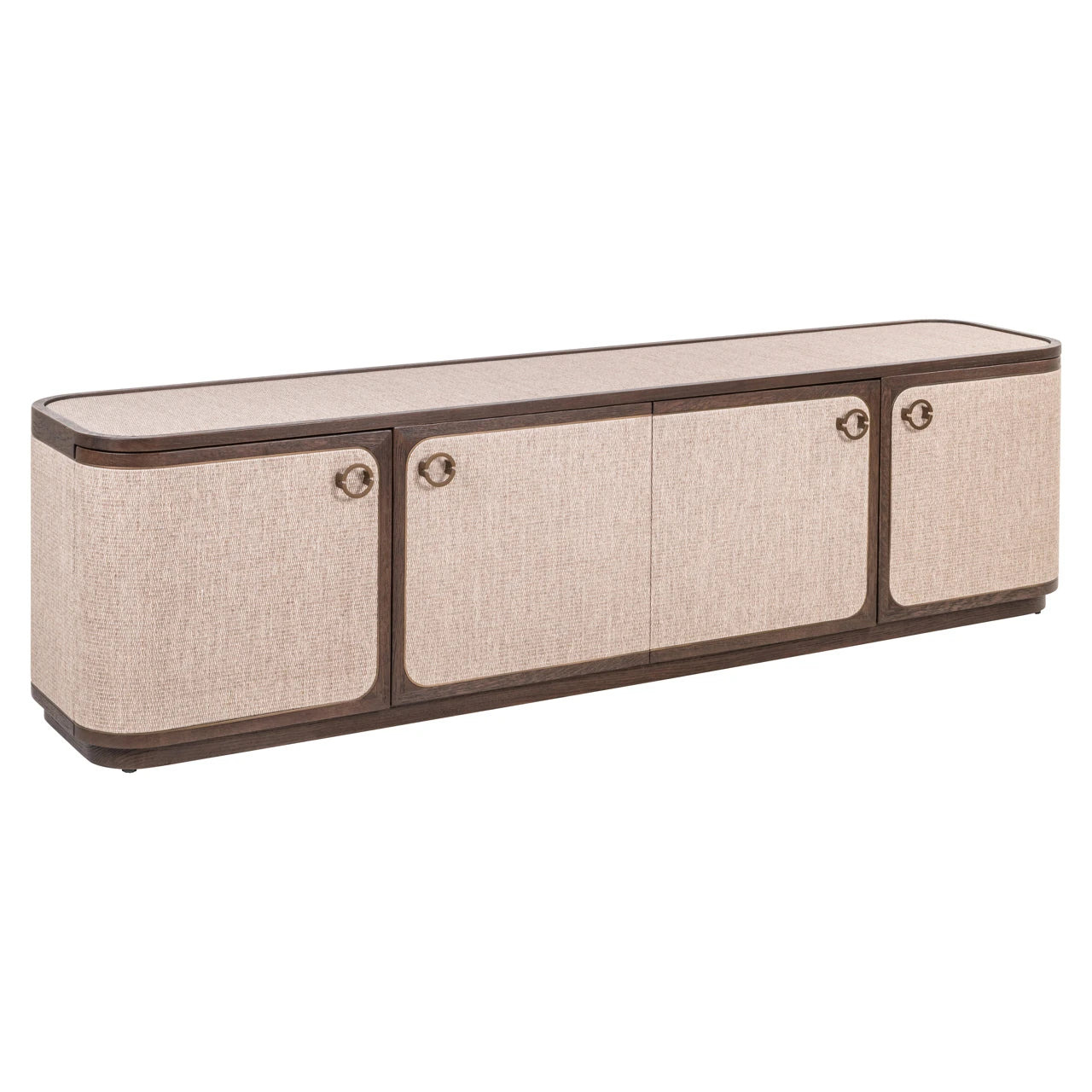 TV-benkskap Willox beige med 4 dører Richmond Interiors TV-benk