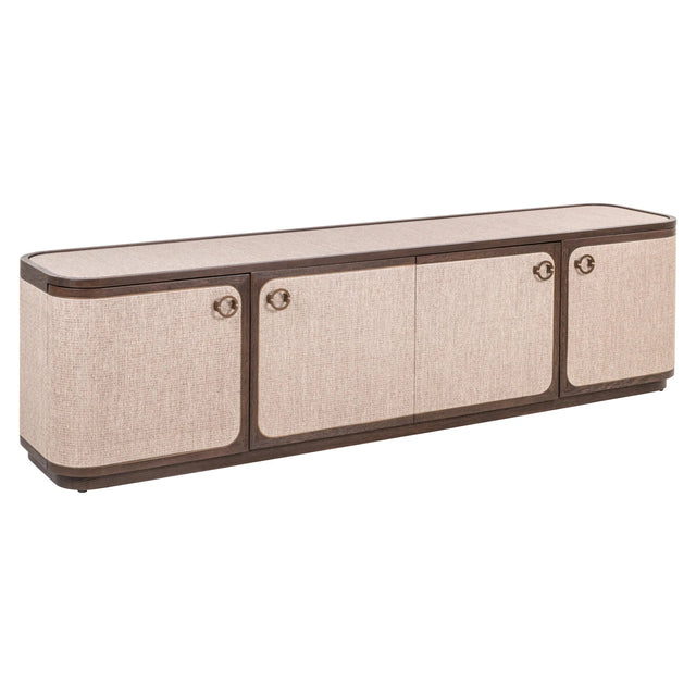 TV-benkskap Willox beige med 4 dører Richmond Interiors TV-benk