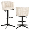 Barkrakk Cheyenne beige graffic svingbar Richmond Interiors Barstol