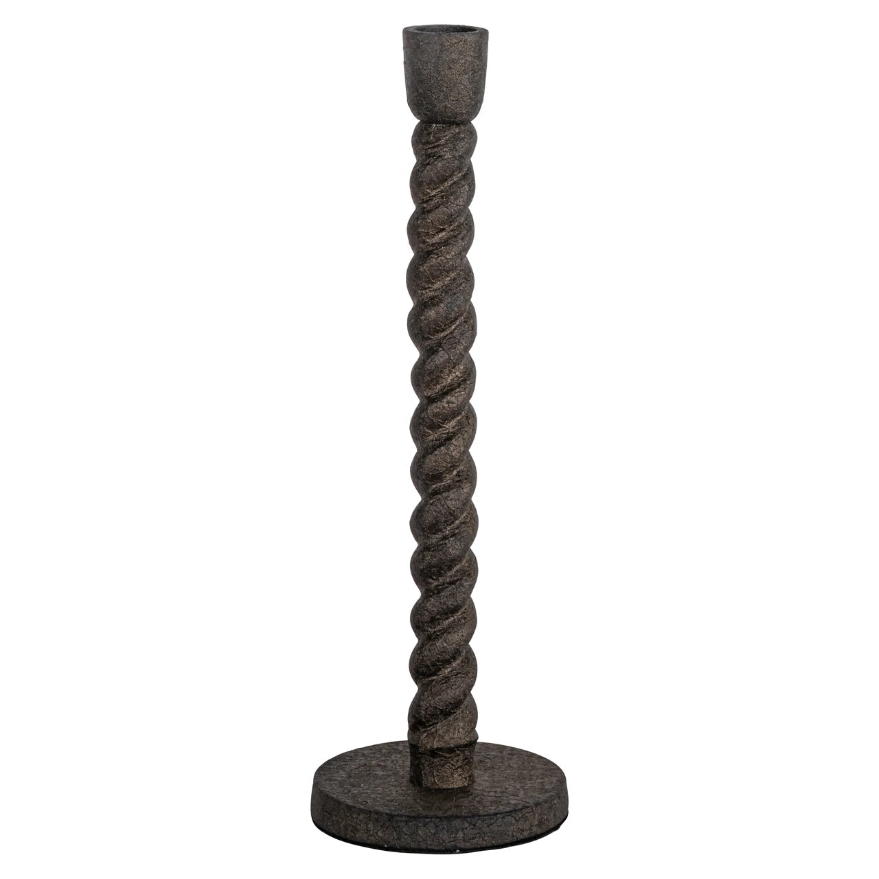 Candle holder Milena messing antikk liten Richmond Interiors Lysestake