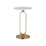 Endebord Celine børstet gull Richmond Interiors Sidebord