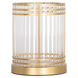 Hurricane light Dyara gold small Richmond Interiors Lanterne og lysglass