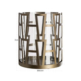 Hurricane light Shandy messing antikk stor Richmond Interiors Lanterne og lysglass