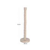 Candle holder Nena tapioca stor Richmond Interiors Lysestake