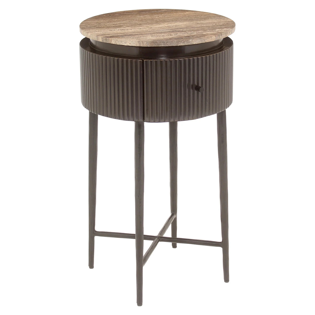 Endebord Russo askebrun Richmond Interiors Sidebord