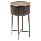 Endebord Russo askebrun Richmond Interiors Sidebord