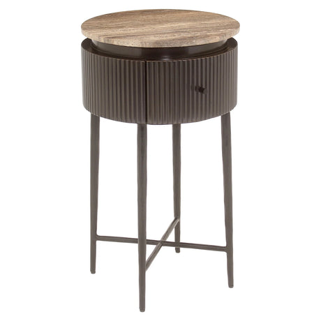 Endebord Russo askebrun Richmond Interiors Sidebord