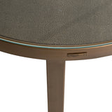 Salongbord Bloomville messing shagreen inkl. glassplater sett med 2 Richmond Interiors Sofabord