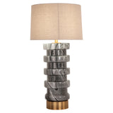 Bordlampe Jaylee svart/hvit Richmond Interiors Bordlampe