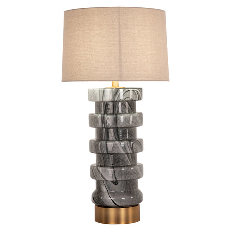 Bordlampe Jaylee svart/hvit Richmond Interiors Bordlampe