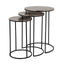 Salongbord Nolan champagne gull Sett med 3 Richmond Interiors Sofabord