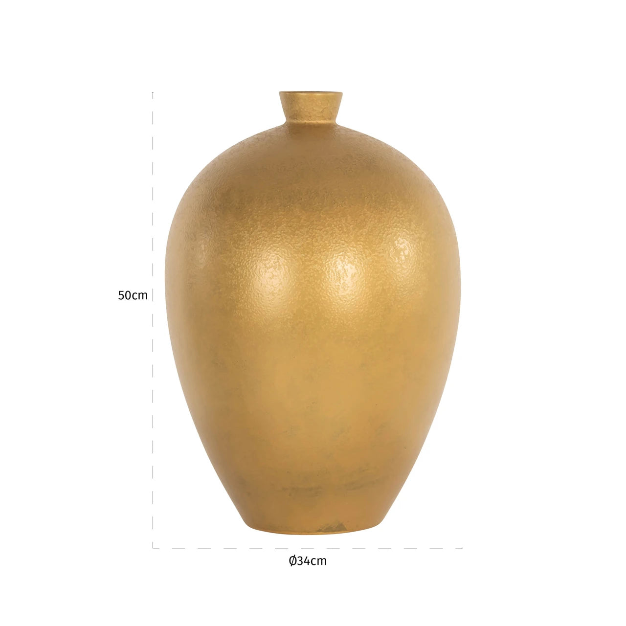 Vase Shirley gold Richmond Interiors Vase