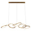 Chandelier Flyn børstet gull Richmond Interiors Taklampe