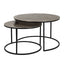Salongbord Asher champagne gull sett med 2 Richmond Interiors Sofabord