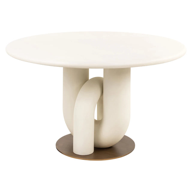 Spisebord Winslow white 135Ø Richmond Interiors Spisebord