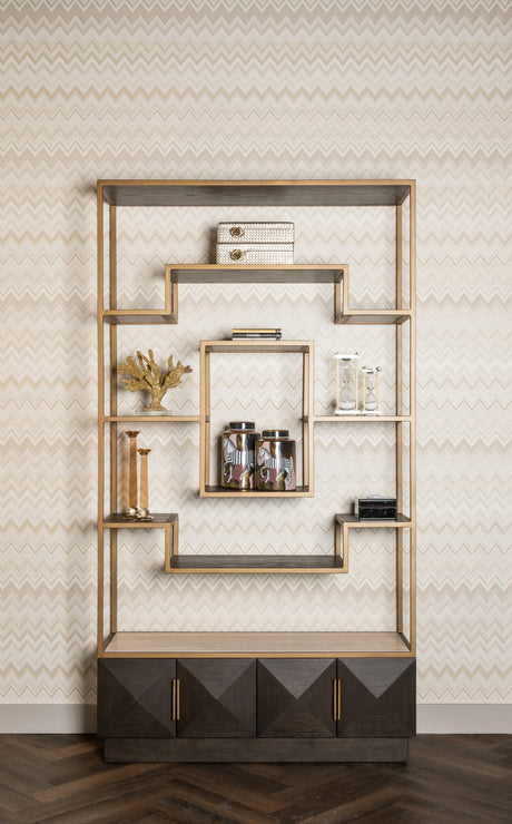 Utstillingsskap Claremont brun Richmond Interiors Vitrineskap