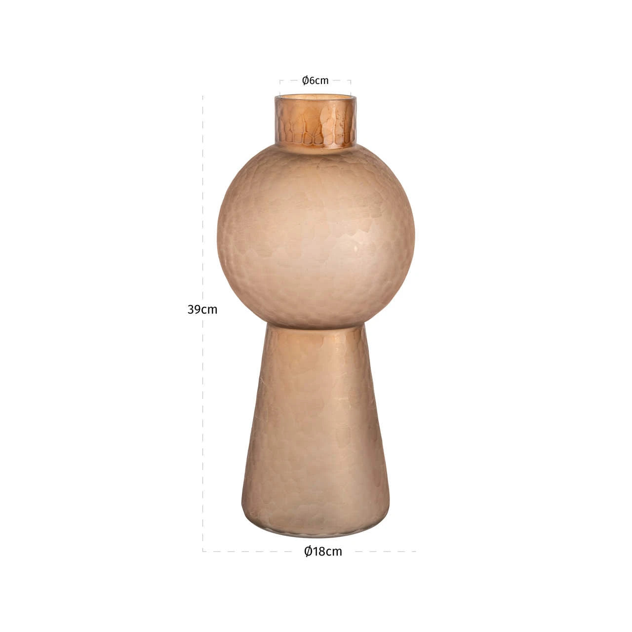 Vase Ora brown large Richmond Interiors Vase