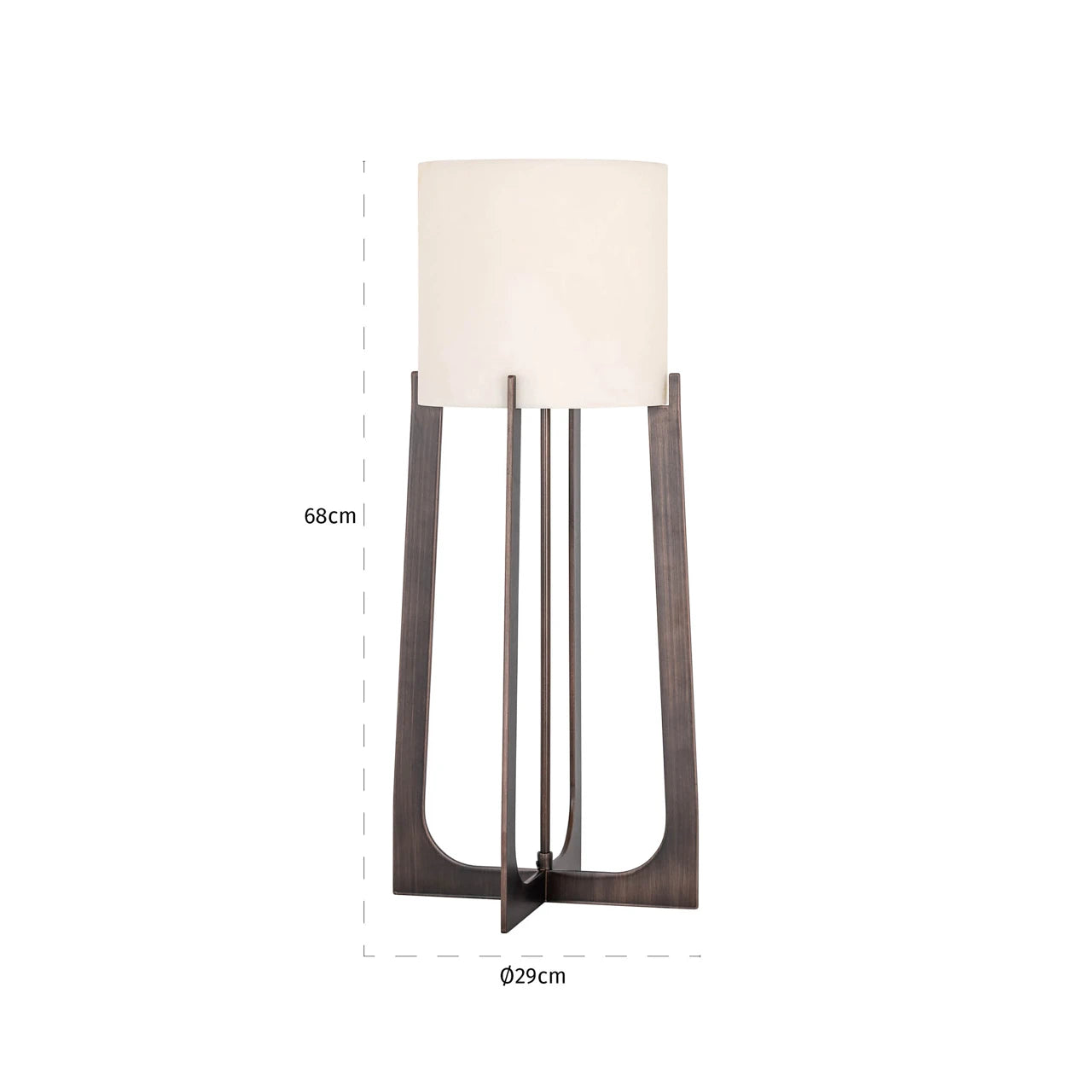 Bordlampe Loura bronse stor Richmond Interiors Bordlampe