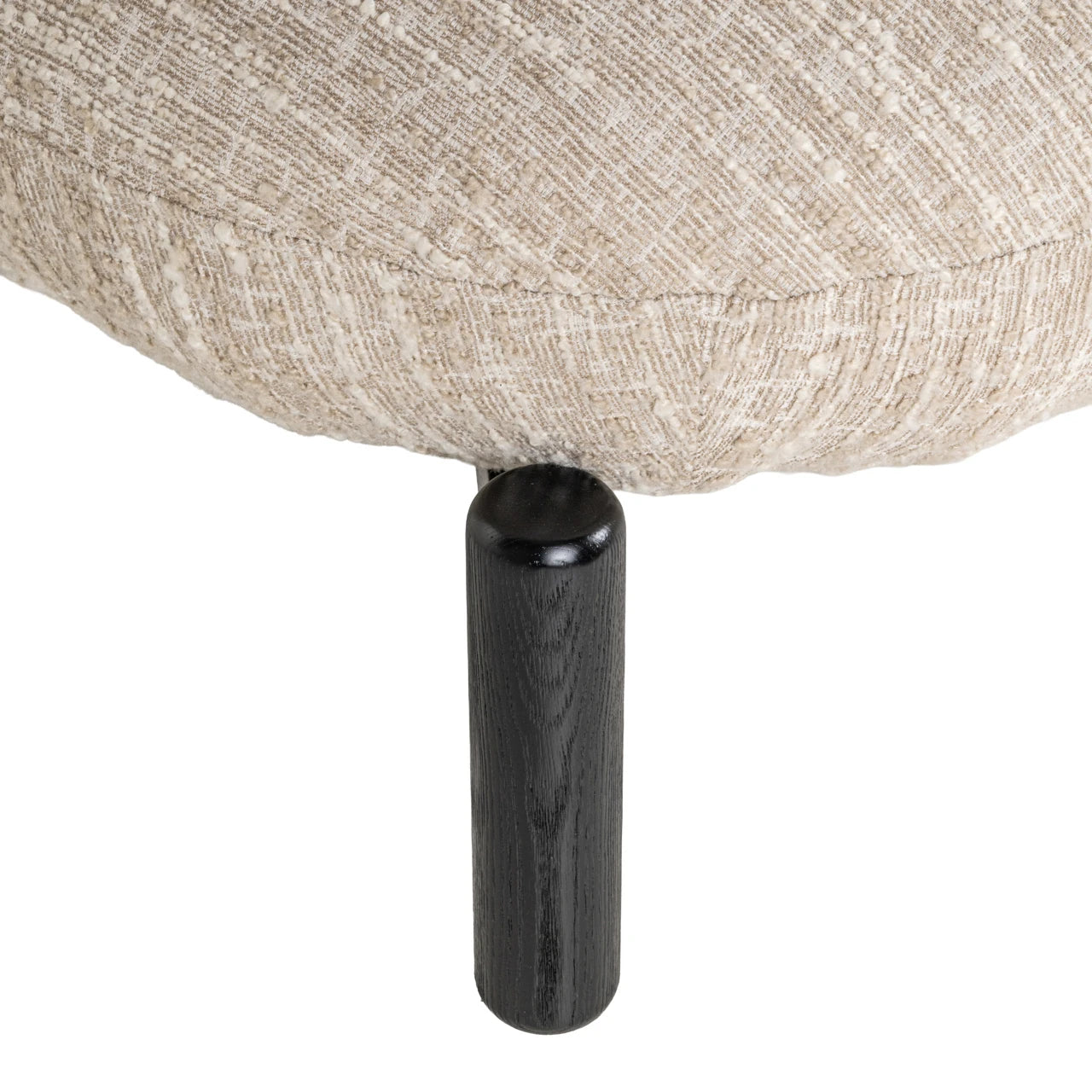 Lounge chair Ornella beige angora Richmond Interiors Lenestol