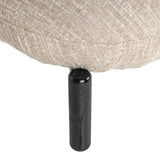 Lounge chair Ornella beige angora Richmond Interiors Lenestol