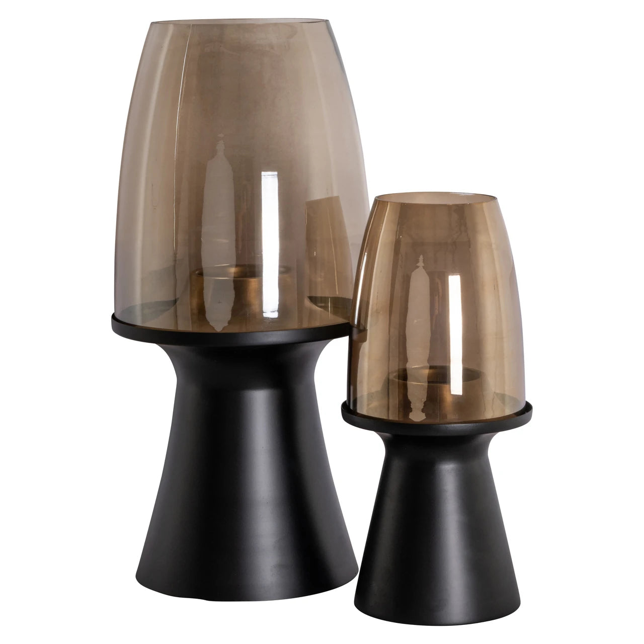 Hurricane light Vienna black small Richmond Interiors Lanterne og lysglass