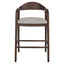 Krakk Mihara mocca fancy brannhemmende Richmond Interiors Barstol