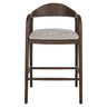 Krakk Mihara mocca fancy brannhemmende Richmond Interiors Barstol