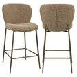 Counter stool Odarby brun tweed brannhemmende Richmond Interiors Barstol