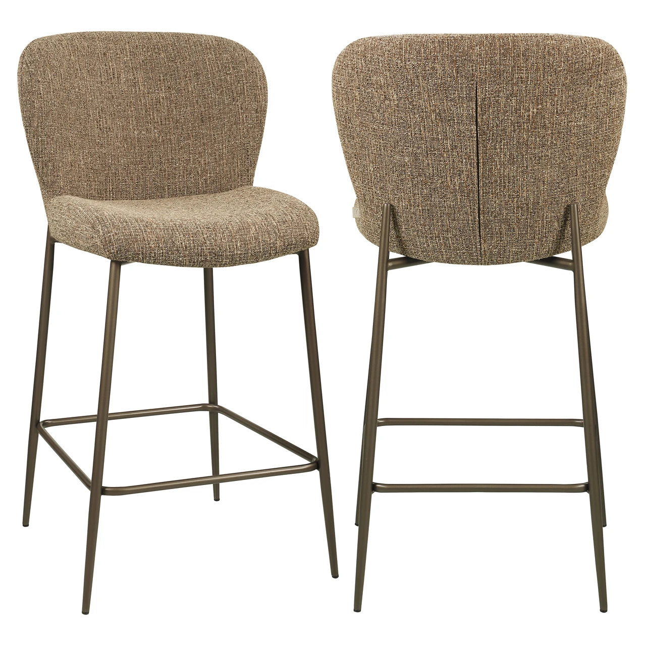 Counter stool Odarby brun tweed brannhemmende Richmond Interiors Barstol